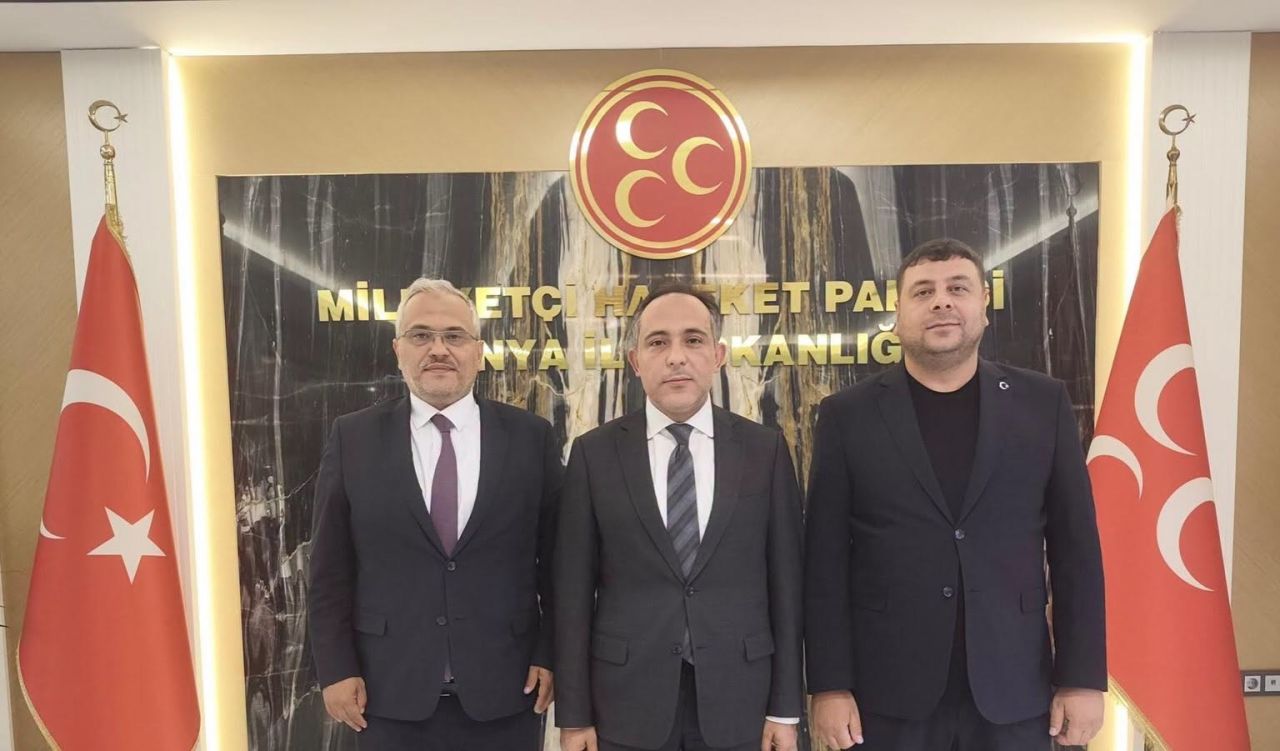 Koçak ve İlkerli MHP Konya İl Başkanlığı'nı ziyaret etti