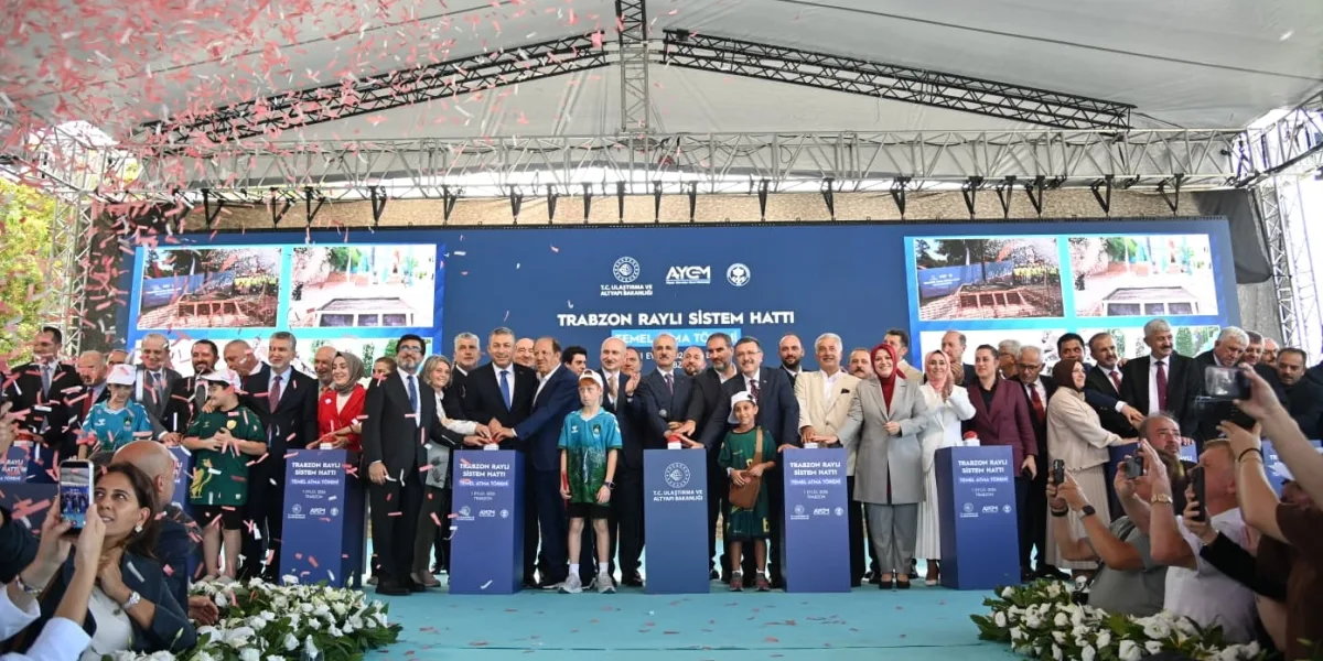 Trabzon’da raylı sistem için butona basıldı!