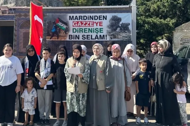 Gazze’deki eğitim mücadelesi Mardin’de gündeme taşındı: "Gazze’nin Çocukları Yalnız Değildir"