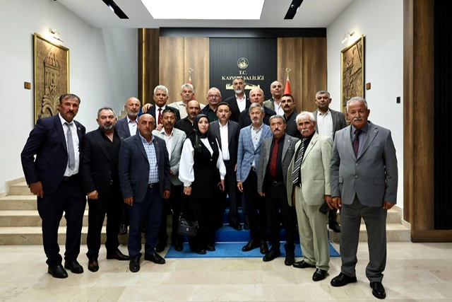 Kayseri'de kurumlar ve muhtarlar aynı masada