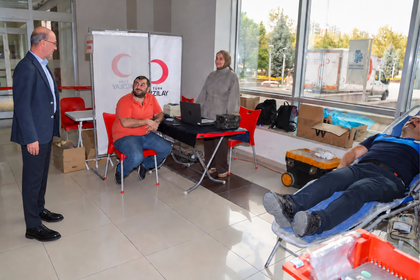 Konya Selçuklu'dan kan bağışına tam destek